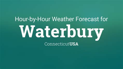 Want a minute-by-minute forecast for Waterbury, CT MSN Weather tracks it all, from precipitation predictions to severe weather warnings, air quality updates, and even wildfire alerts. . Weather waterbury ct hourly